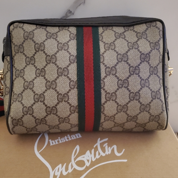 ***Sold Via @Vestiaire Collective Authentici Brown Gucci Handbag - Picture 3 of 10